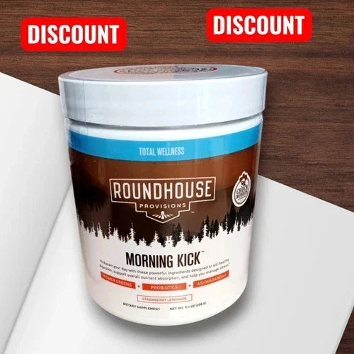 By Chuck Norris Morning Kick green Superfoods Powder Supplement with Ashwaganda